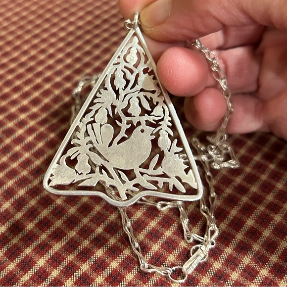 Artisan Bird Sterling Necklace - Picture 6 of 14